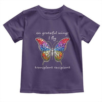 Transplant Recipient Toddler T Shirt On Grateful Wings I Fly