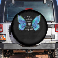 Transplant Recipient On Grateful Wings I Fly Spare Tire Cover