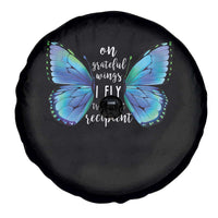 Transplant Recipient On Grateful Wings I Fly Spare Tire Cover