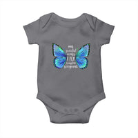 Transplant Recipient On Grateful Wings I Fly Baby Onesie