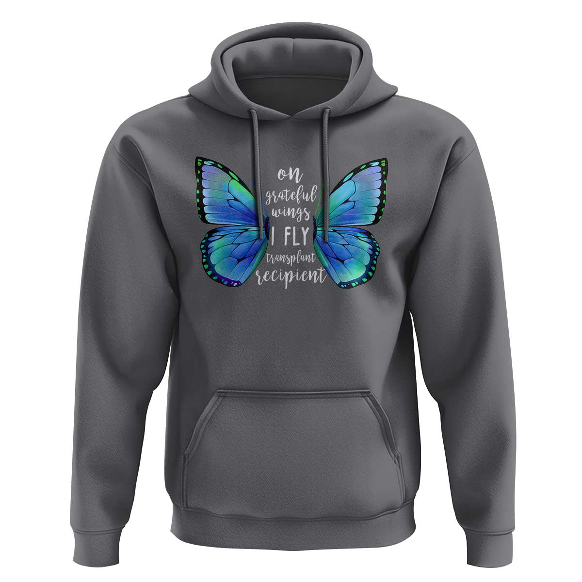 Transplant Recipient On Grateful Wings I Fly Hoodie