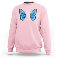 Transplant Recipient On Grateful Wings I Fly Sweatshirt