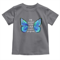 Transplant Recipient On Grateful Wings I Fly Toddler T Shirt