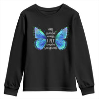 Transplant Recipient On Grateful Wings I Fly Youth Sweatshirt