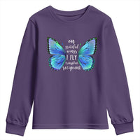 Transplant Recipient On Grateful Wings I Fly Youth Sweatshirt
