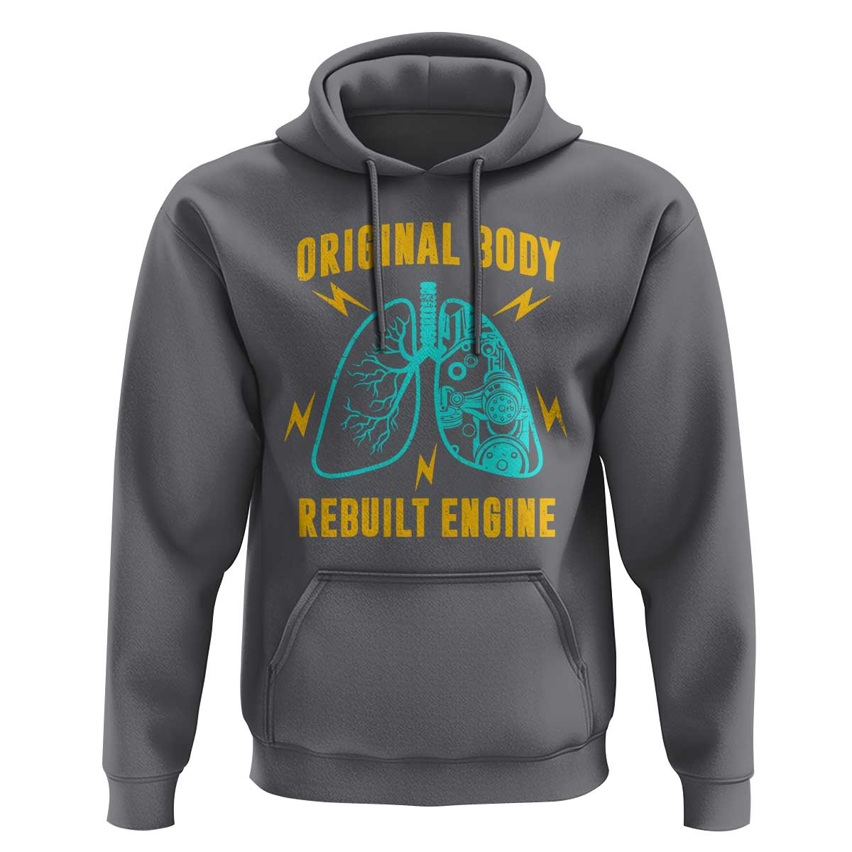 Lung Transplant Surgery Hoodie Original Body Rebuilt Engine