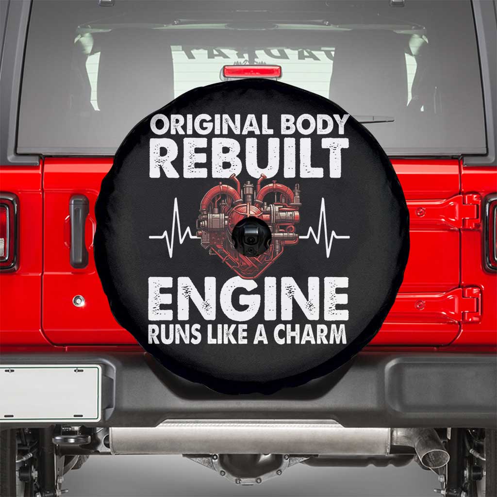 Open Heart Surgery Spare Tire Cover Original Body Rebuilt Engine Runs Like A Charm