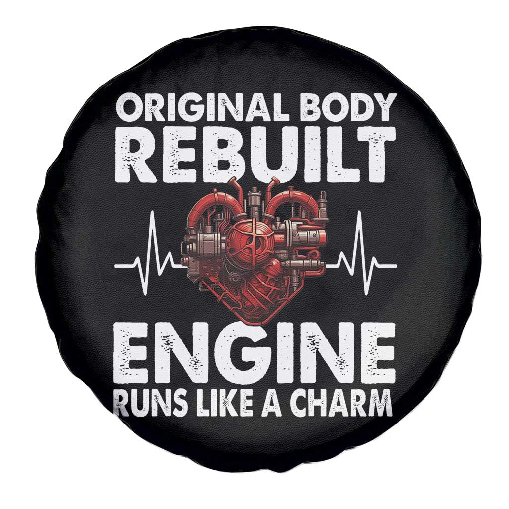 Open Heart Surgery Spare Tire Cover Original Body Rebuilt Engine Runs Like A Charm