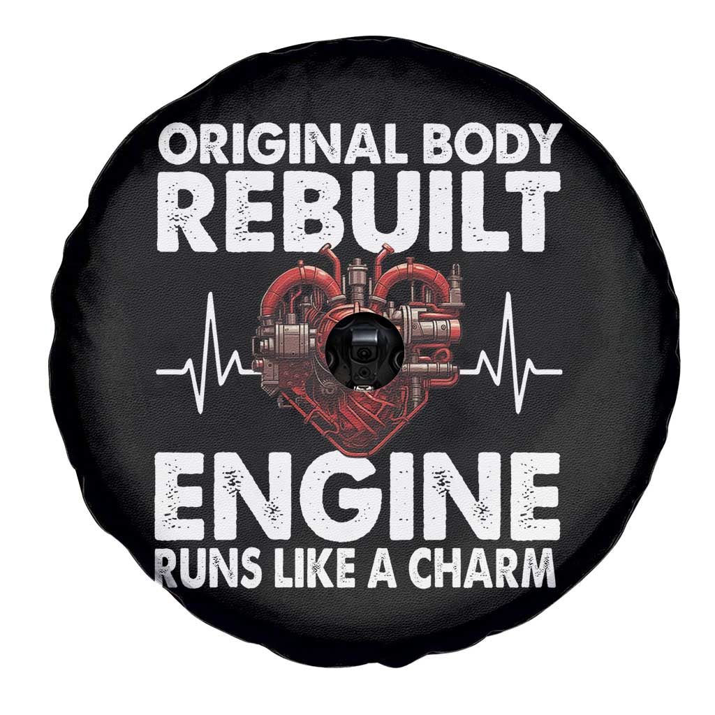 Open Heart Surgery Spare Tire Cover Original Body Rebuilt Engine Runs Like A Charm