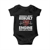 Open Heart Surgery Baby Onesie Original Body Rebuilt Engine Runs Like A Charm