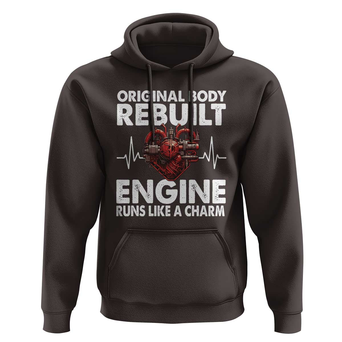 Open Heart Surgery Hoodie Original Body Rebuilt Engine Runs Like A Charm
