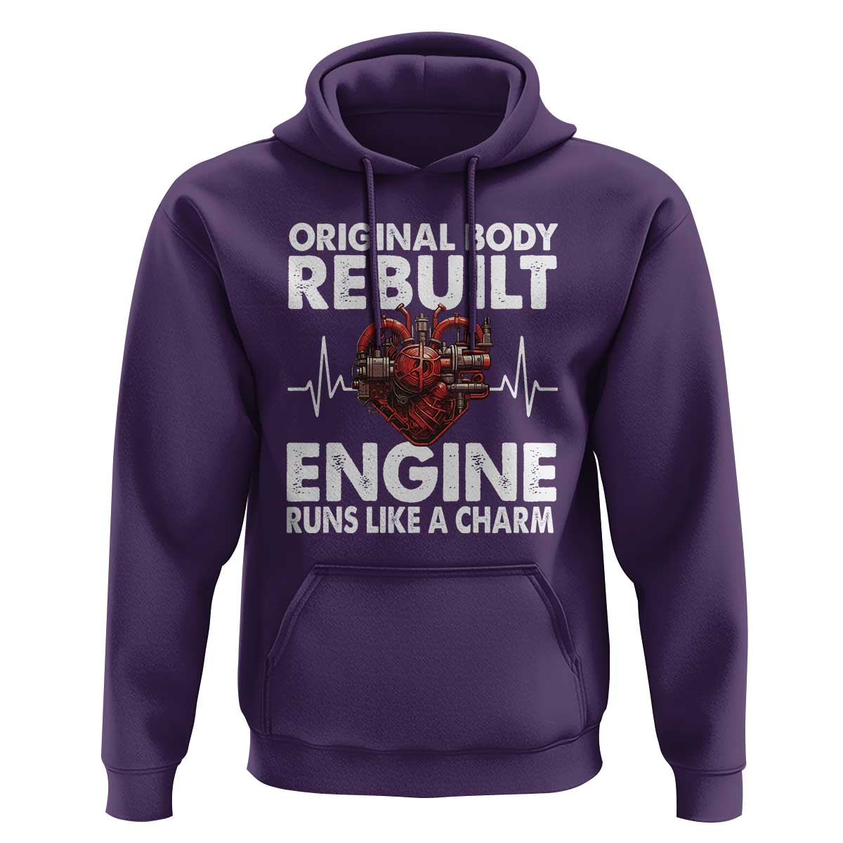 Open Heart Surgery Hoodie Original Body Rebuilt Engine Runs Like A Charm