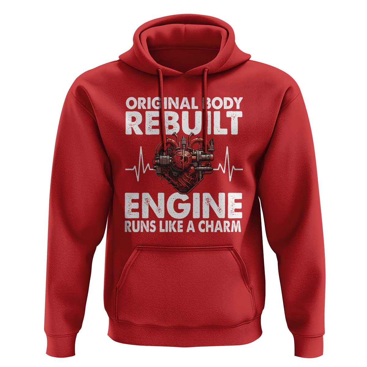 Open Heart Surgery Hoodie Original Body Rebuilt Engine Runs Like A Charm