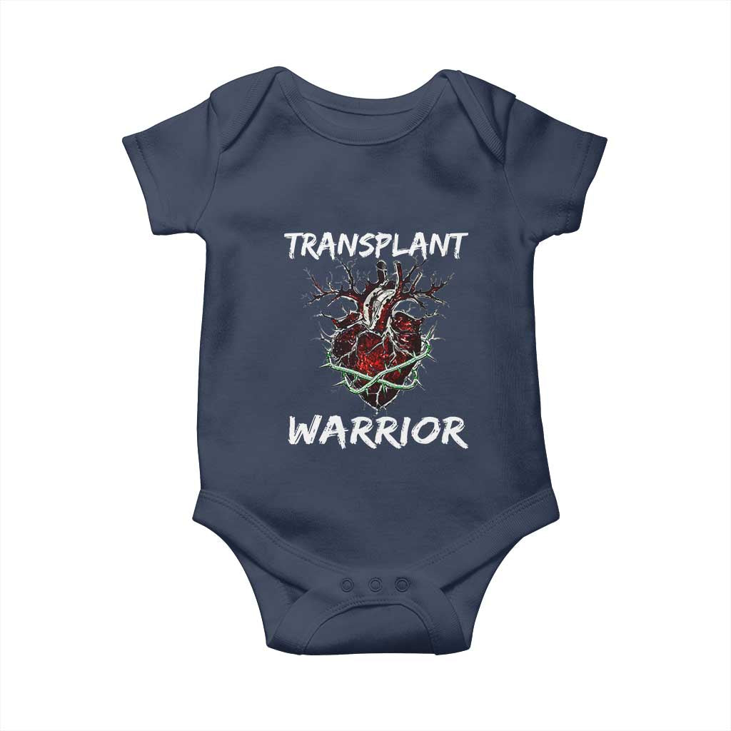 Heart Transplant Warrior Baby Onesie