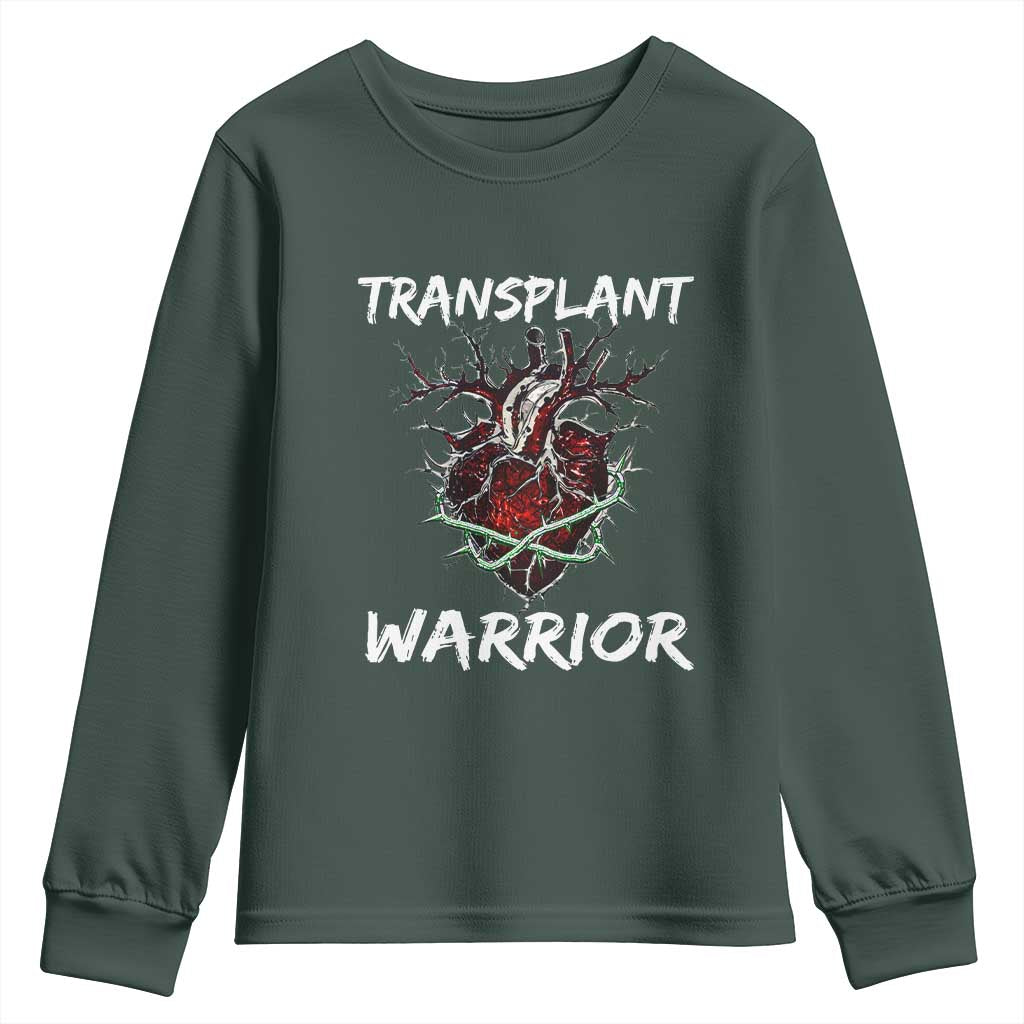Heart Transplant Warrior Youth Sweatshirt