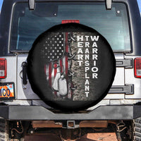 Heart Transplant Warrior Spare Tire Cover Surgery Survivor American Flag