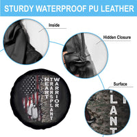 Heart Transplant Warrior Spare Tire Cover Surgery Survivor American Flag