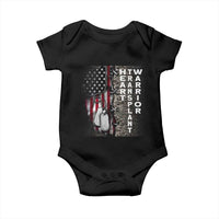 Heart Transplant Warrior Baby Onesie Surgery Survivor American Flag