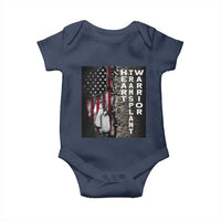 Heart Transplant Warrior Baby Onesie Surgery Survivor American Flag