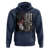 Heart Transplant Warrior Hoodie Surgery Survivor American Flag