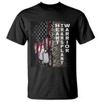 Heart Transplant Warrior T Shirt Surgery Survivor American Flag