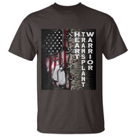 Heart Transplant Warrior T Shirt Surgery Survivor American Flag