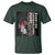 Heart Transplant Warrior T Shirt Surgery Survivor American Flag