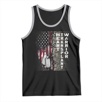 Heart Transplant Warrior Tank Top Surgery Survivor American Flag