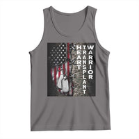 Heart Transplant Warrior Tank Top Surgery Survivor American Flag