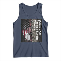 Heart Transplant Warrior Tank Top Surgery Survivor American Flag