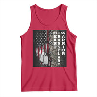 Heart Transplant Warrior Tank Top Surgery Survivor American Flag