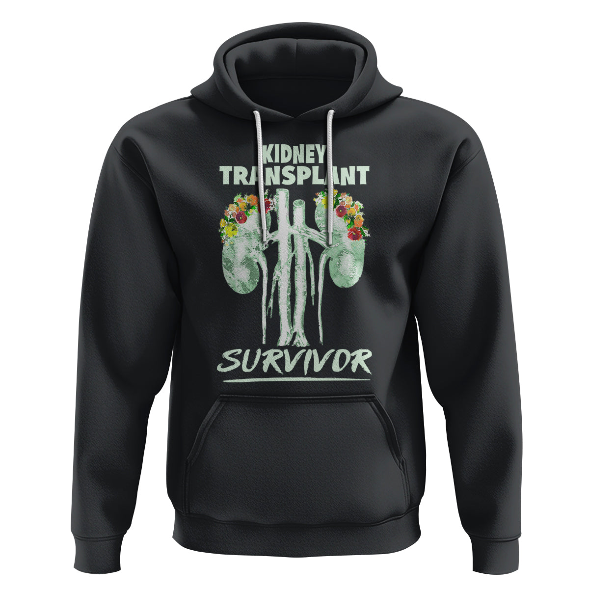 Kidney Transplant Survivor Organ Recipient Hoodie - Wonder Print Shop