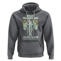 Kidney Transplant Survivor Organ Recipient Hoodie - Wonder Print Shop