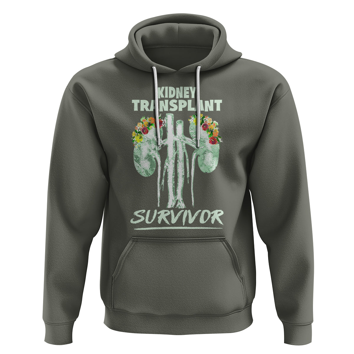Kidney Transplant Survivor Organ Recipient Hoodie - Wonder Print Shop