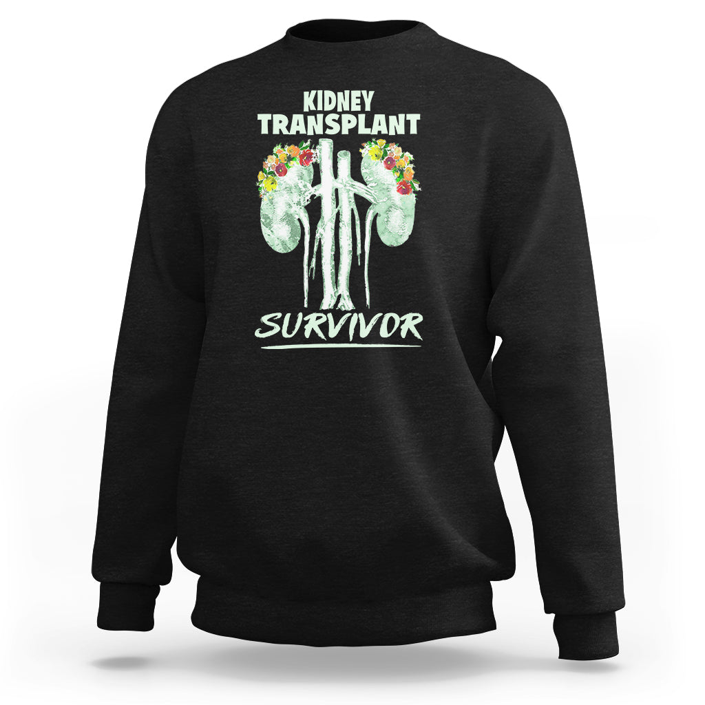 Kidney Transplant Survivor Organ Recipient Sweatshirt - Wonder Print Shop