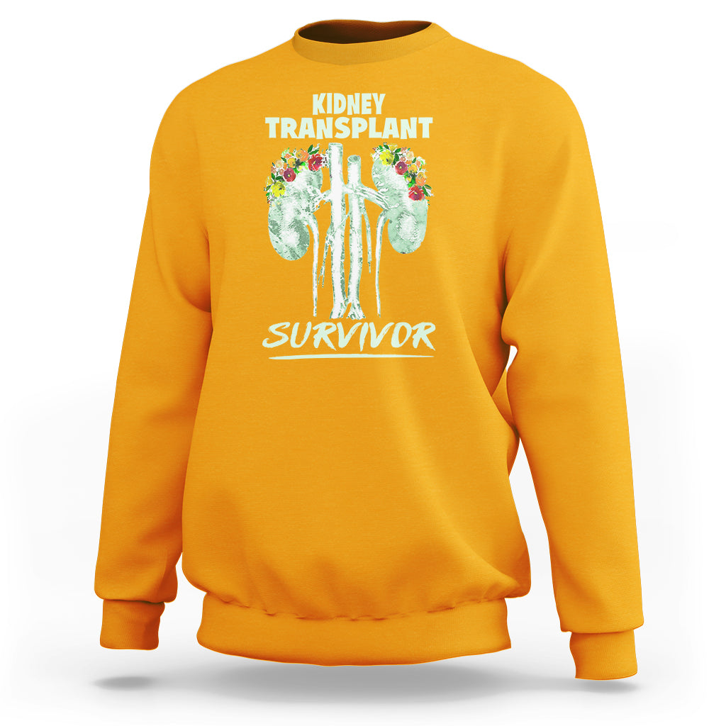 Kidney Transplant Survivor Organ Recipient Sweatshirt - Wonder Print Shop