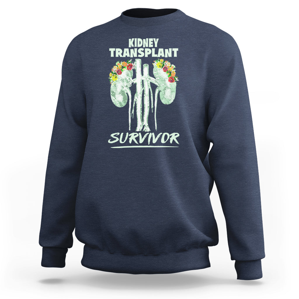 Kidney Transplant Survivor Organ Recipient Sweatshirt - Wonder Print Shop