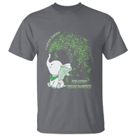 I Wear Green For Kidney Disease Awareness Elephant Survivors T Shirt - Wonder Print Shop