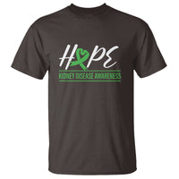 Hope Kidney Disease Awareness Month Green Ribbon T Shirt - Wonder Print Shop