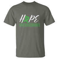 Hope Kidney Disease Awareness Month Green Ribbon T Shirt - Wonder Print Shop