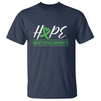 Hope Kidney Disease Awareness Month Green Ribbon T Shirt - Wonder Print Shop