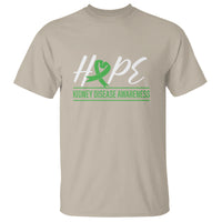Hope Kidney Disease Awareness Month Green Ribbon T Shirt - Wonder Print Shop