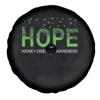 Kidney Disease Awareness Month Spare Tire Cover Hope Green Ribbon Support