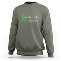 Kidney Disease Awareness Month Sweatshirt Heartbeat Transplant Organ Donor - Wonder Print Shop