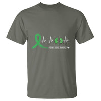 Kidney Disease Awareness Month T Shirt Heartbeat Transplant Organ Donor - Wonder Print Shop