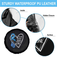 Colorectal Cancer Awareness Spare Tire Cover In Our Family Nobody Fights Alone Colon Colonscopy