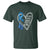 Colorectal Cancer Awareness T Shirt In Our Family Nobody Fights Alone Colon Colonscopy - Wonder Print Shop