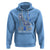 Colorectal Cancer Awareness Hoodie Crush Colon Colonscopy Blue Ribbon High Heels - Wonder Print Shop