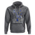 Colorectal Cancer Awareness Hoodie Crush Colon Colonscopy Blue Ribbon High Heels - Wonder Print Shop