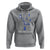 Colorectal Cancer Awareness Hoodie Crush Colon Colonscopy Blue Ribbon High Heels - Wonder Print Shop